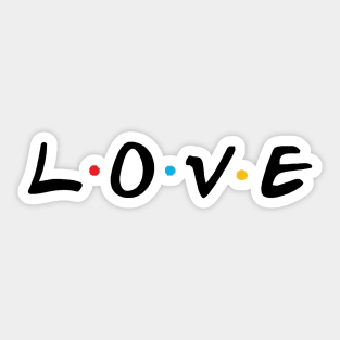Love x Friends Sticker